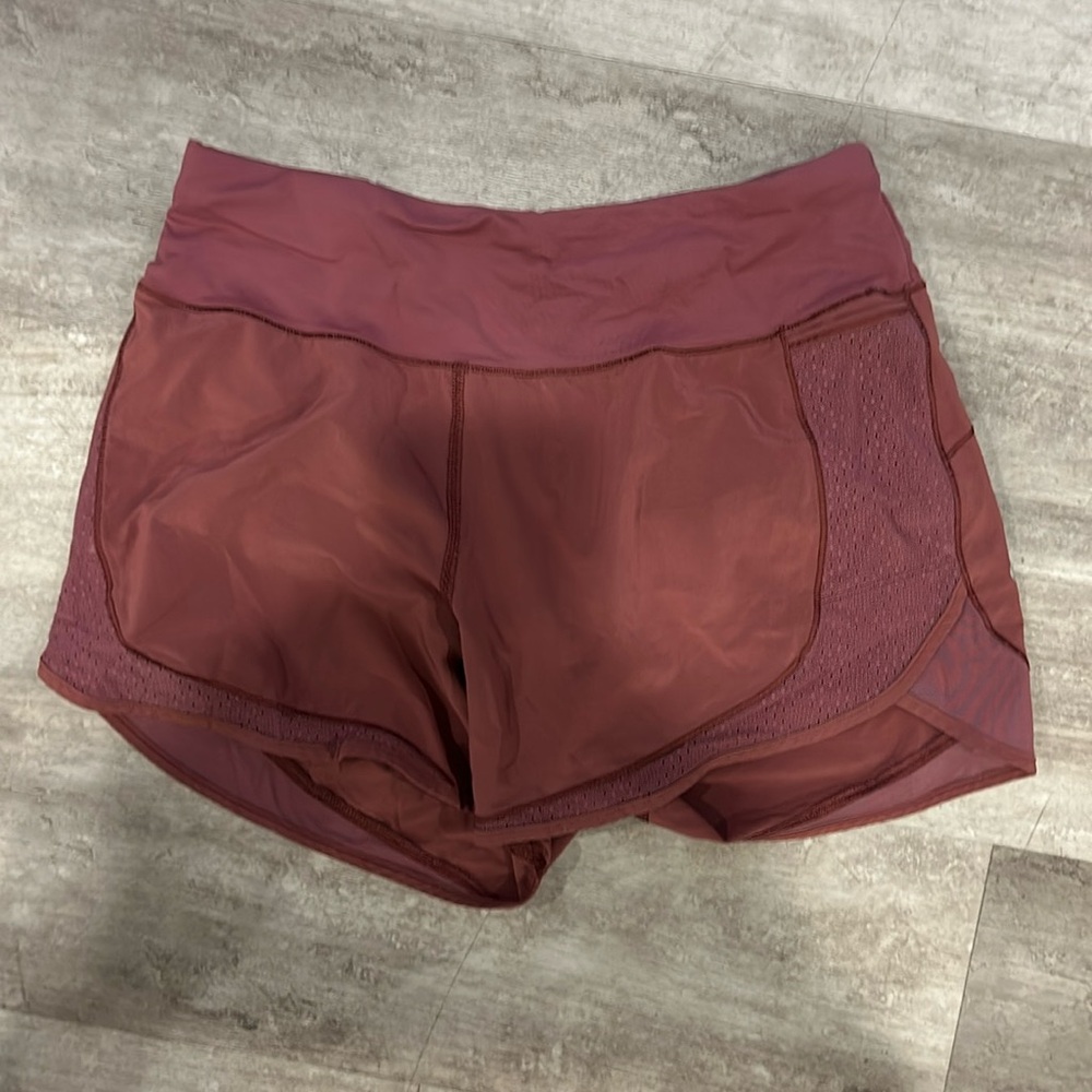 Lululemon running shorts size 6